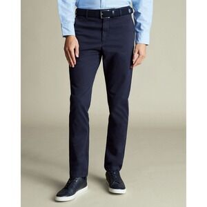 Charles Tyrwhitt Ultimate Non-Iron Chino French Navy 34W 30L New With Tags